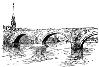 Illustration: THE AULD BRIG, AYR (AYR BRIDGE)