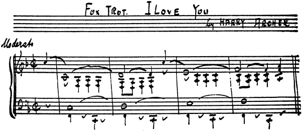 Fox Trot. I Love You by Harry Archer.