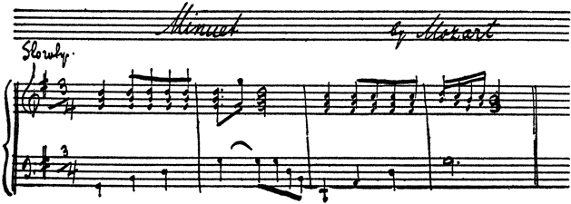 Minuet by Mozart