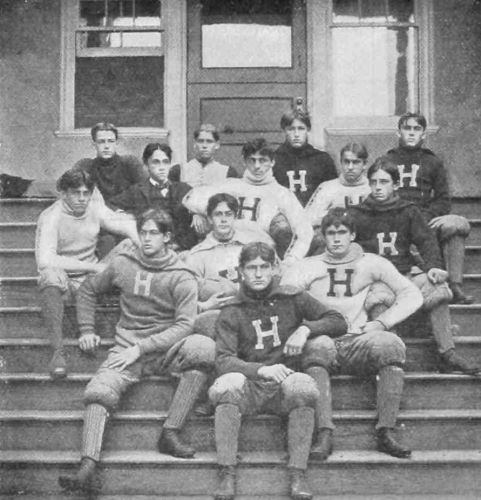 THE HOTCHKISS SCHOOL FOOTBALL ELEVEN.