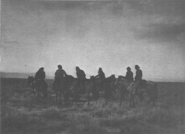 Illustration: Evening in the Desert - Navaho