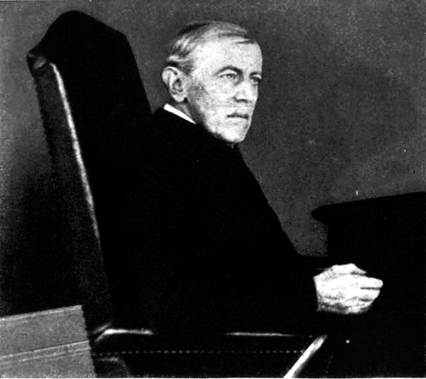 A photo of President Wilson
