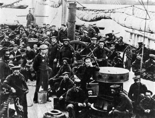 Crewmen of the USS Miami During the Civil War