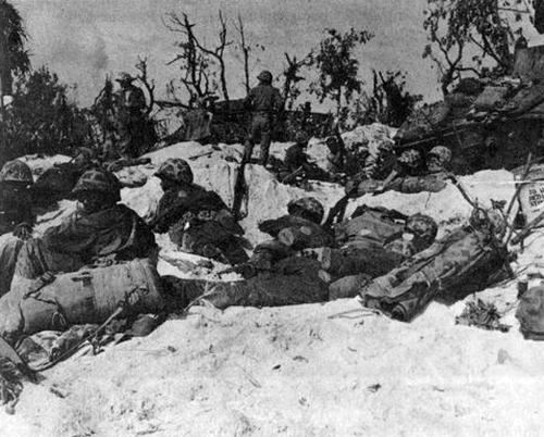 D-day on Peleliu.
