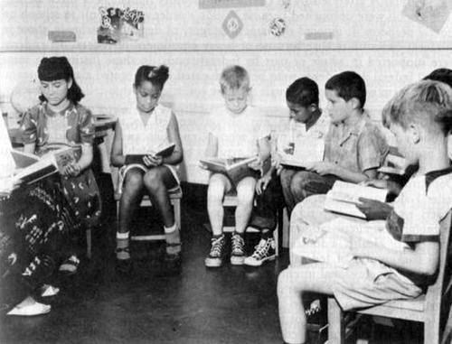 Reading Class in the Military Dependents School
