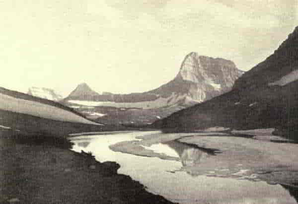 PTARMIGAN LAKE AND MOUNT WILBUR, GLACIER NATIONAL PARK
