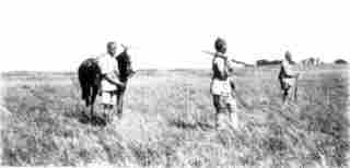 [Photograph: My Masai Sais and Gunbearers]