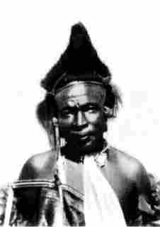 [Photograph: The Sultan Looked Like an American Indian]