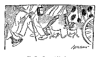 [Drawing: The Two Dogs of Mombasa]