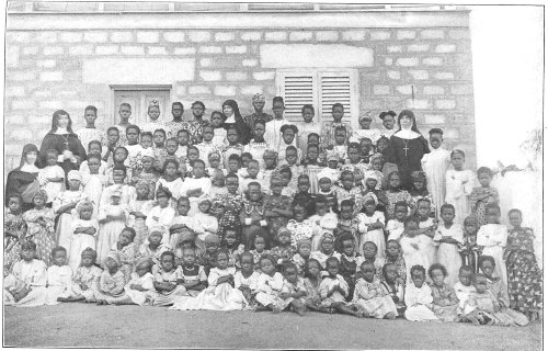 The Mother Superior and Sisters of St. Joseph and Their Converts at Old Calabar.