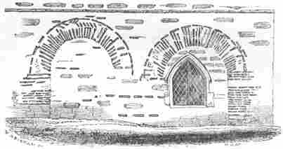 Anglo-Saxon Arches, Bricksworth Church, Northamptonshire (7th. cent.)