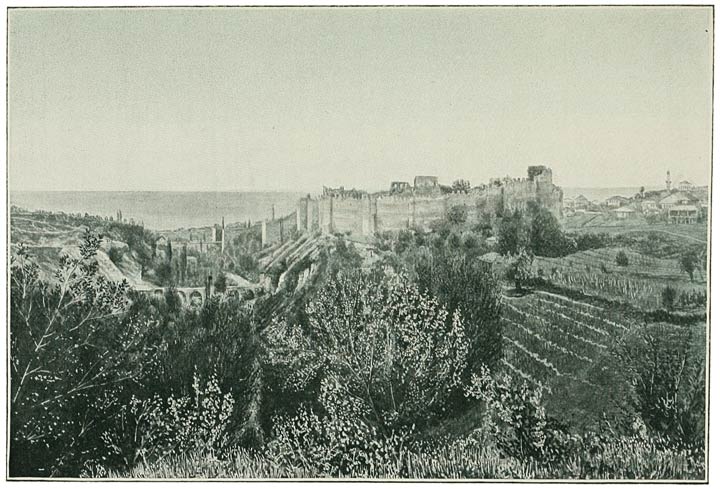 Fig. 2. Trebizond from above the Head of the Western Ravine.