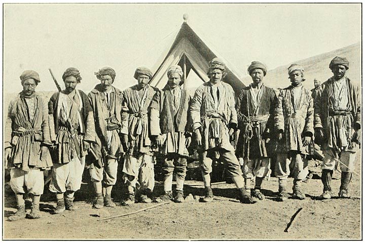 Fig. 35. Our Kurd Porters on Ararat.