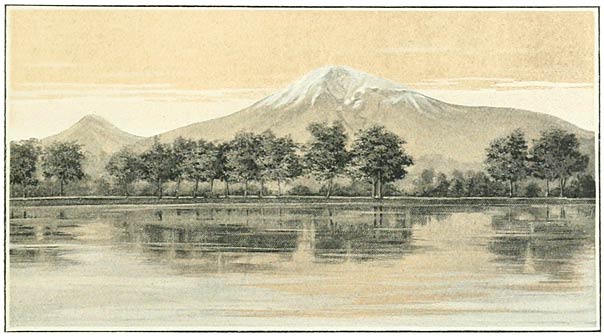 Fig. 51. Ararat from the Lake at Edgmiatsin.