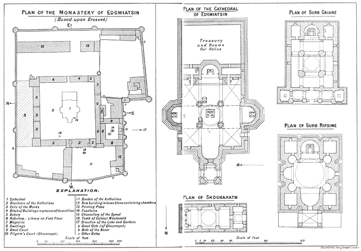 Plan of the Monastery of Edgmiatsin