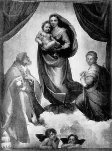 The Sistine Madonna. Raphael.