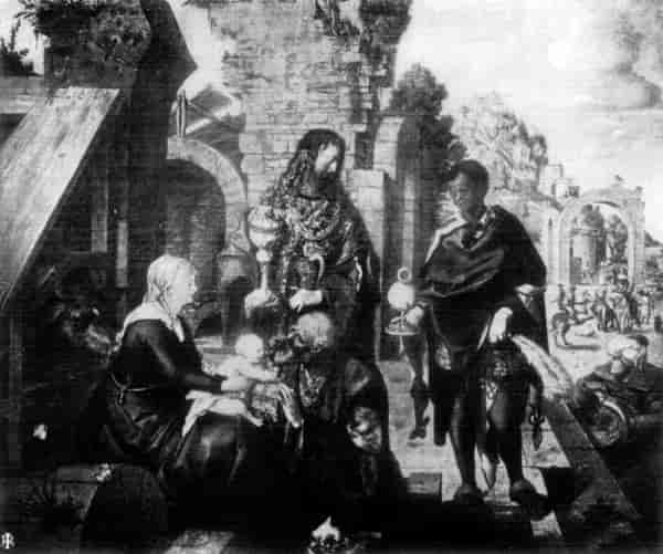 Adoration of the Magi. Dürer.