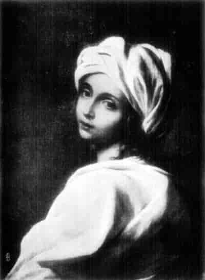 Portrait of Beatrice Cenci. Guido Reni.