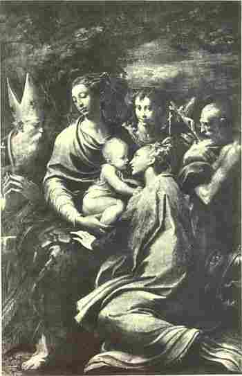 Madonna and Child with Saints.