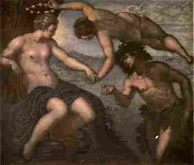 Tintoretto: Bacchus and Ariadne.