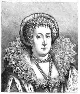 Countess of Pembroke. "Sidney's Sister, Pembroke's Mother." By NICHOLAS HILLIARD (?). From a rare Engraving.