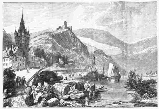 Berncastle, on the Moselle. By HARDING.
