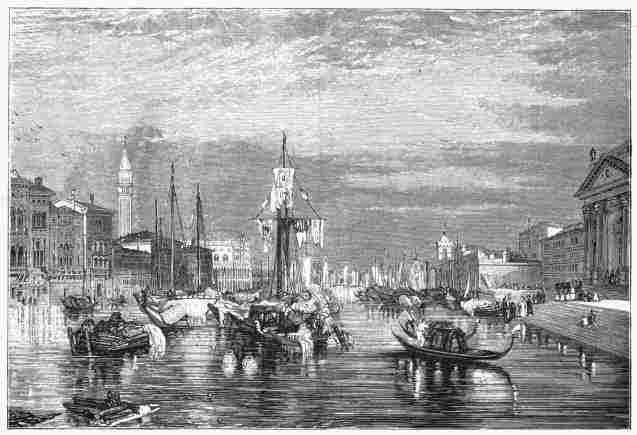 The Grand Canal, Venice. By TURNER. A.D. 1834.
