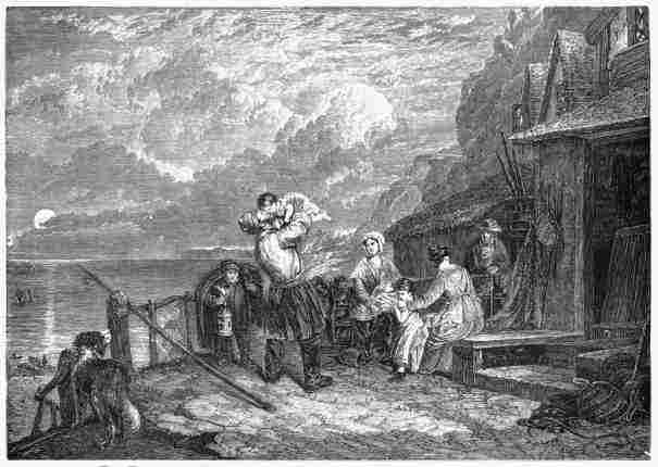 The Fisherman's Departure. By COLLINS. Painted in A.D. 1826 for Mr. Morrison.
