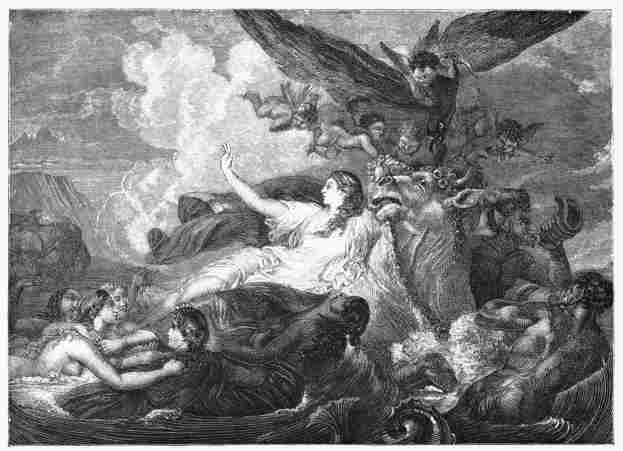 The Rape of Europa. By HILTON. A.D. 1818. In the possession of the Earl of Egremont.