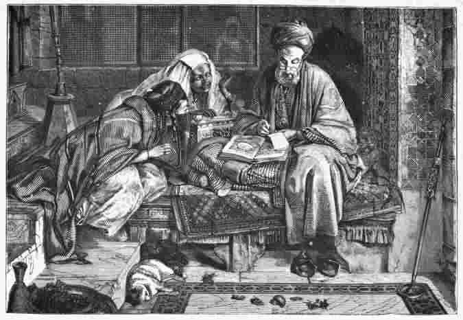 The Arab Scribe. By JOHN FREDERICK LEWIS. A.D. 1852.