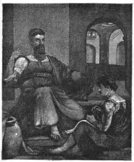 Jeremiah and the Scribe. By WASHINGTON ALLSTON. At Yale College. Copyright, 1879, by Harper and Brothers.