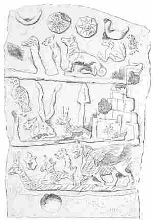 Fig. 10.—Stone of Merodach-Baladan I. (Smith's Assyrian Discoveries).