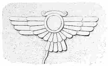 Fig. 18.—The winged globe; from Layard.