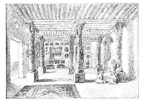 Fig. 58.—Interior of a Yezidi house; from Layard.