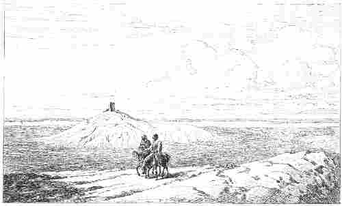 Fig. 168.—View of the Birs Nimroud; after Felix Thomas.