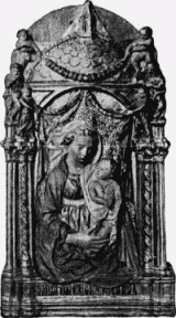 108A. Bemalter Thonaltar vom Meister der Pellegrinikapelle.