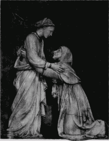 ∗ Andrea della Robbia. Begegnung der Maria mit Elisabeth in S. Domenico zu Pistoja.