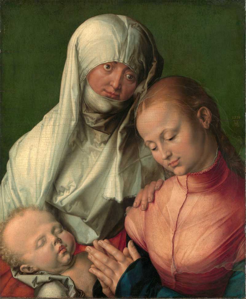 Virgin and Child with Saint Anne . Albrecht Dürer