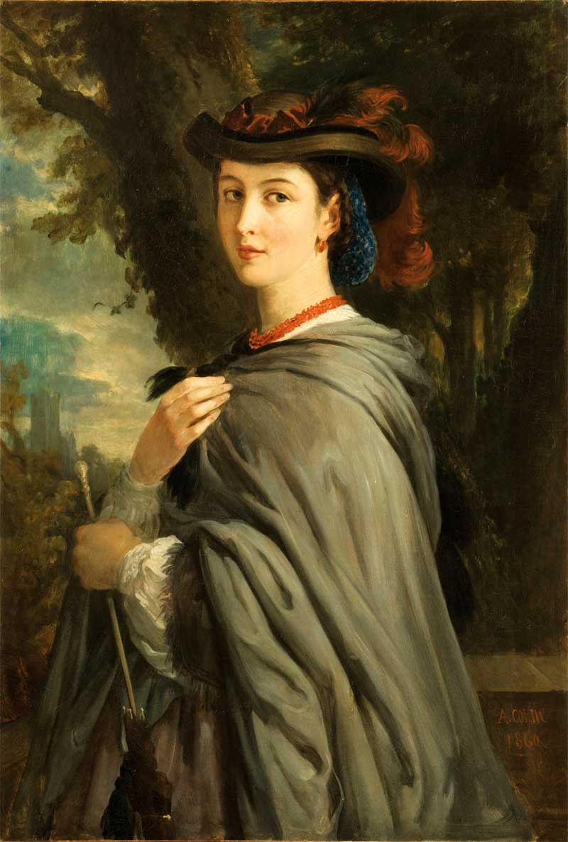 Portrait of Mrs Cavalli. Alexandre-Marie Coline