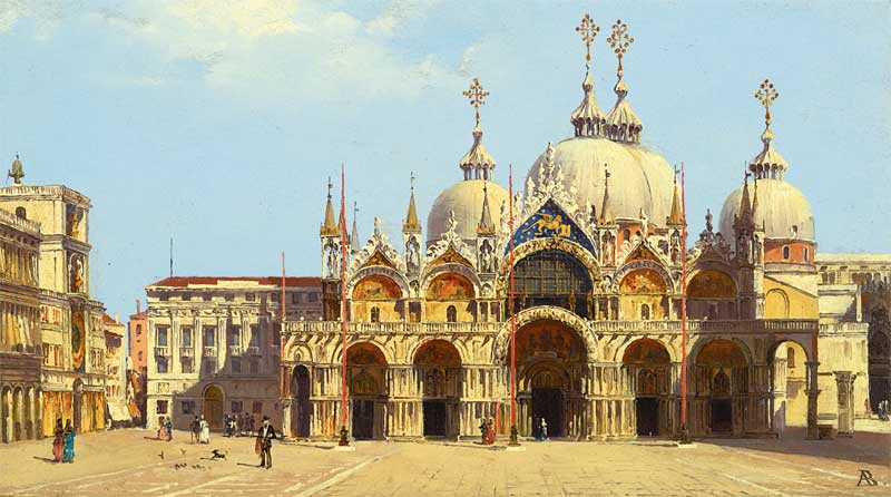 St. Mark's Square. Venice. Antonietta Brandeis