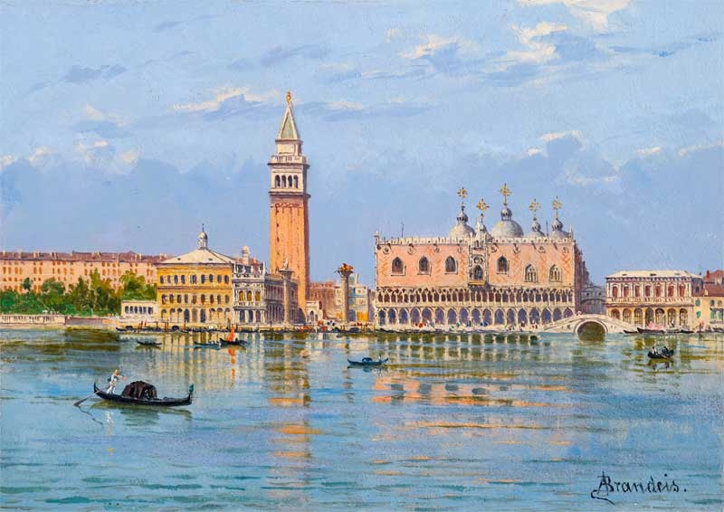 The Molo. Venice. Antonietta Brandeis