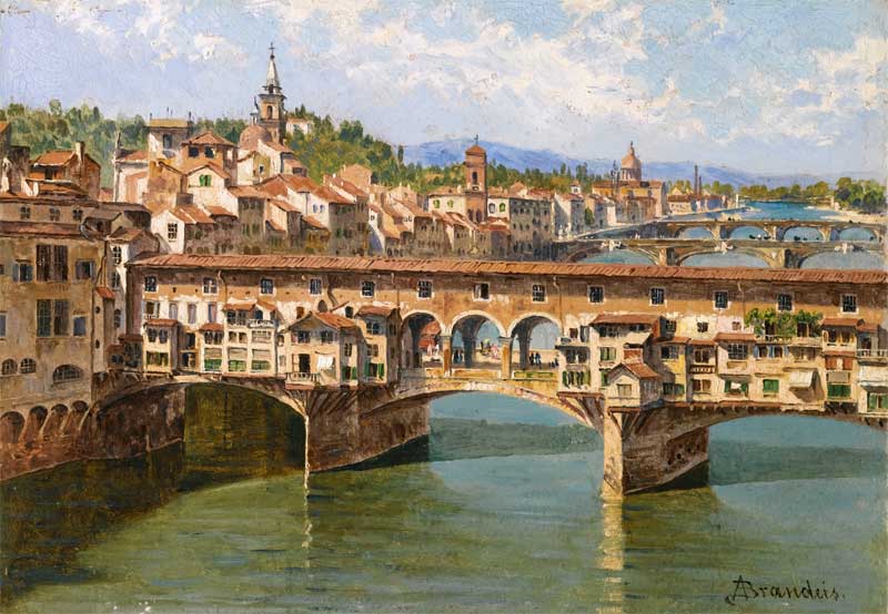 The Ponte Vecchio. Florence. Antonietta Brandeis