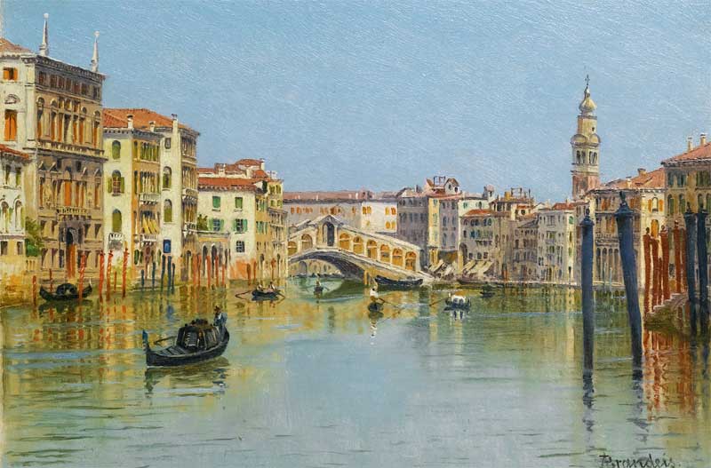 The Rialto Bridge. Venice. Antonietta Brandeis