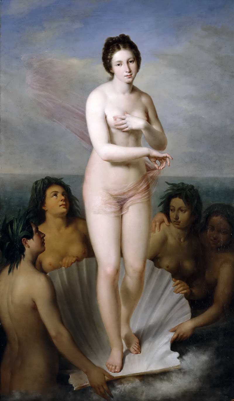 Venus anadyomene, Antonio Maria Esquivel