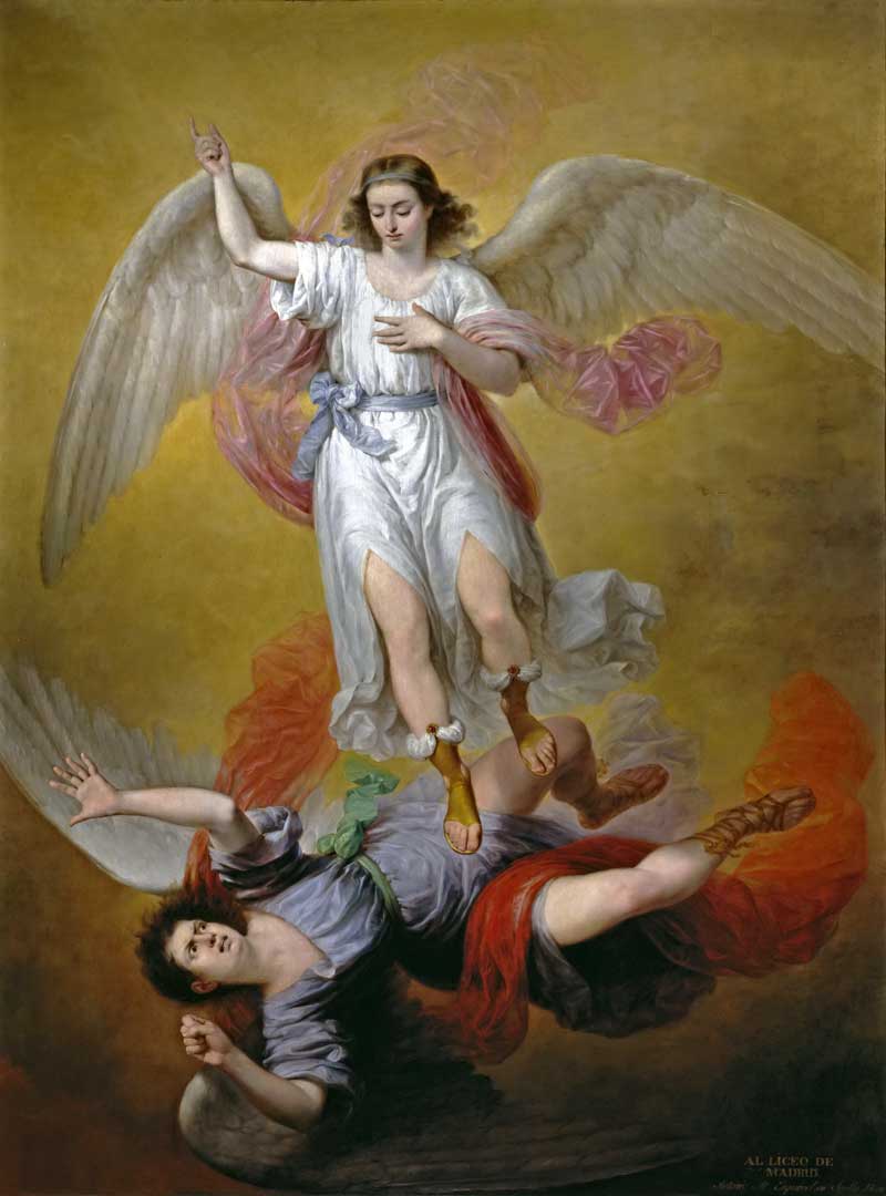The Fall of Lucifer, Antonio Maria Esquivel