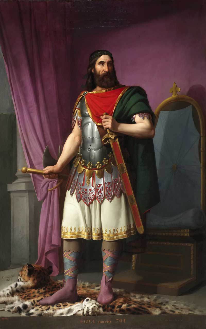 Egica, king of the Visigoths, Antonio Maria Esquivel