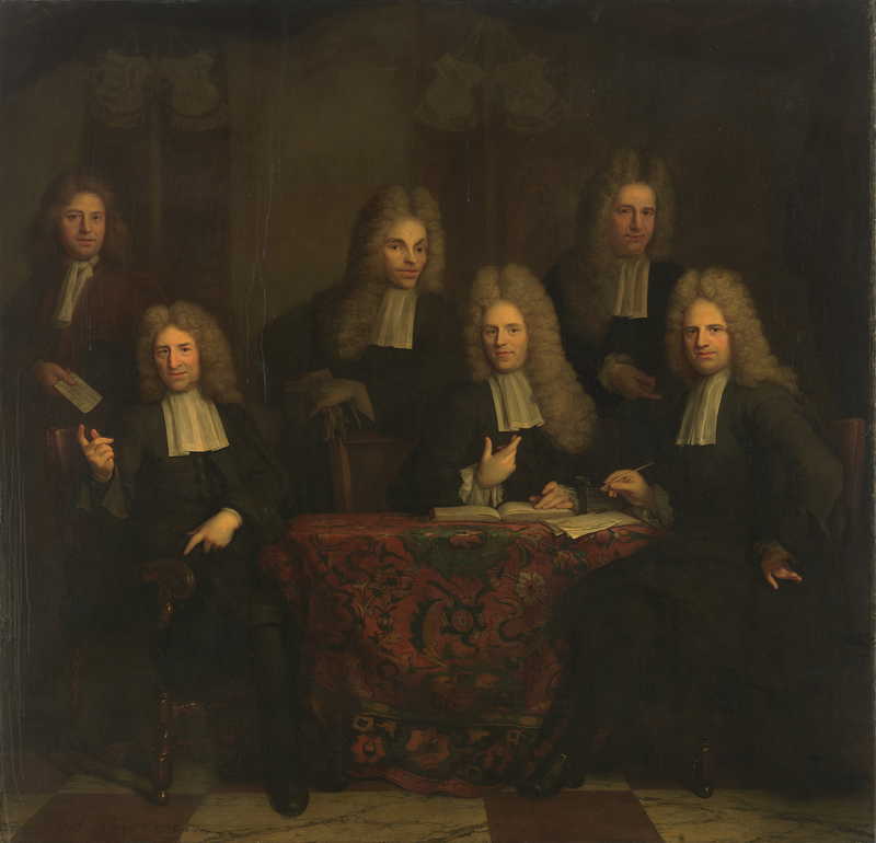 The Regents of the leperhouse-four regents, the accountant and the senior father of the leperhouse. Arnold Boonen