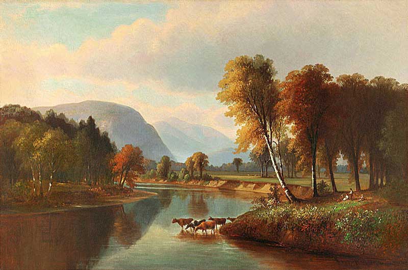 Saco River, North Conway. Benjamin Champney