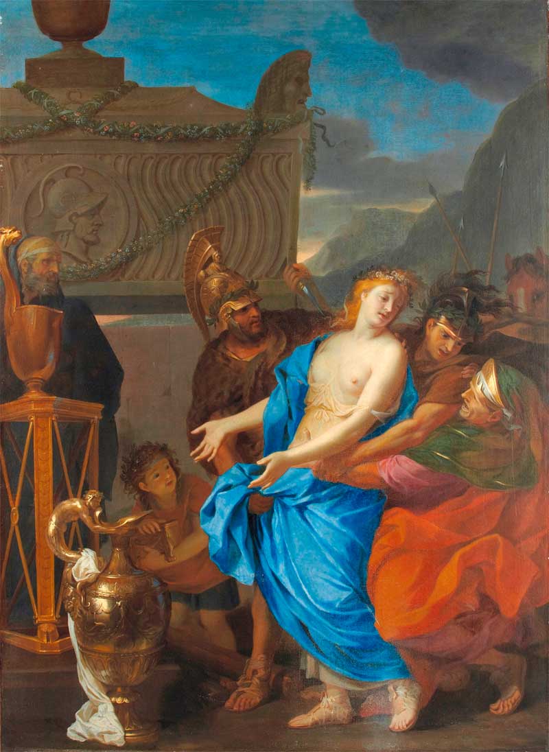 The Sacrifice of Polyxena. Charles Le Brun