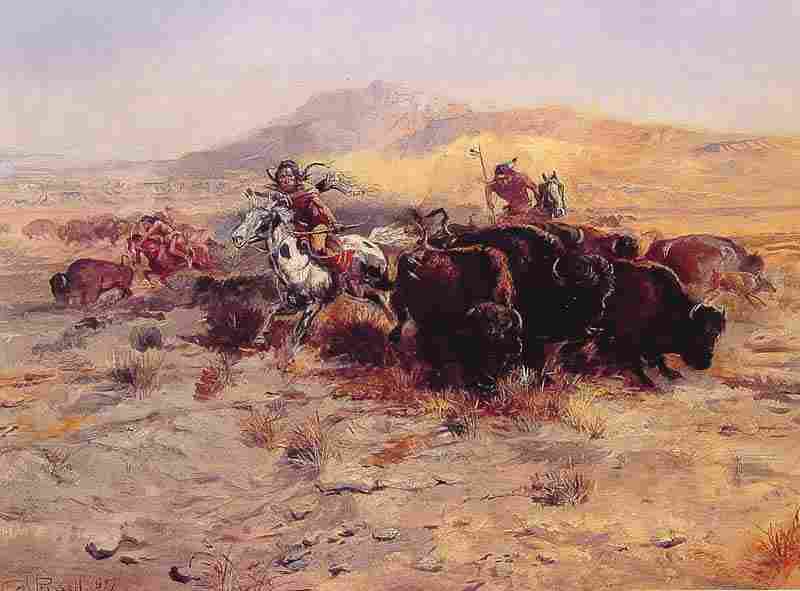Buffalo Hunt, Charles Marion Russell